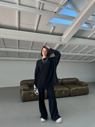 Плетен комплект, Cozy Black /5 цвята/